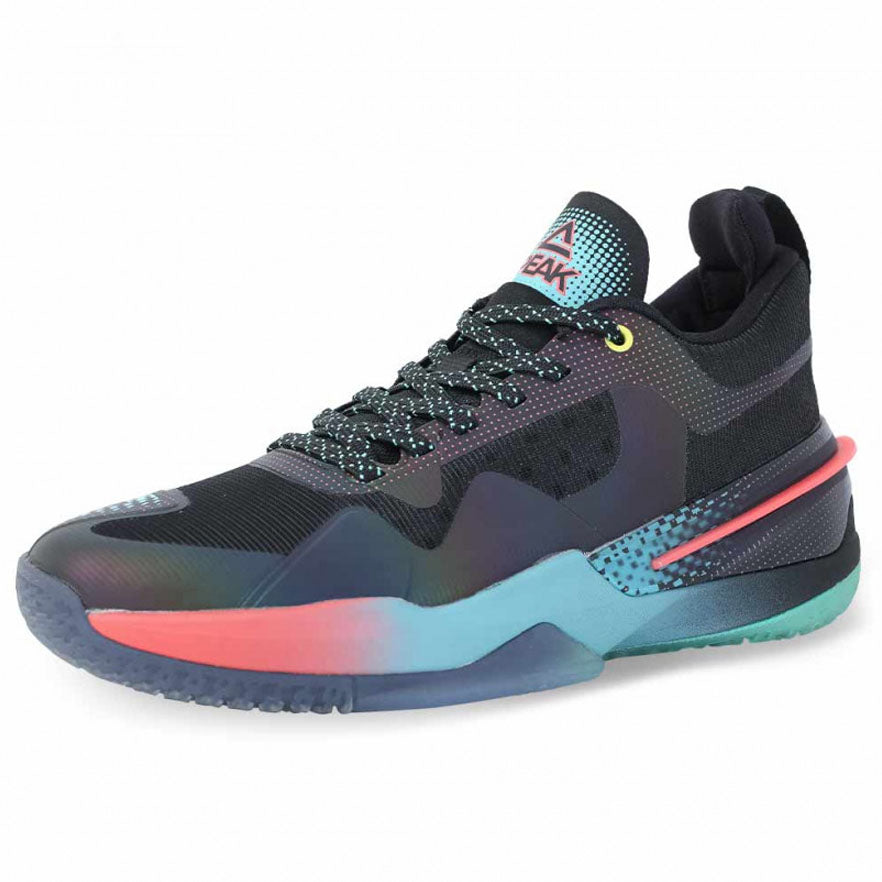 PEAK FLASH 3.0 Basketball Shoes Men TAICHI Sneakers Black Blue