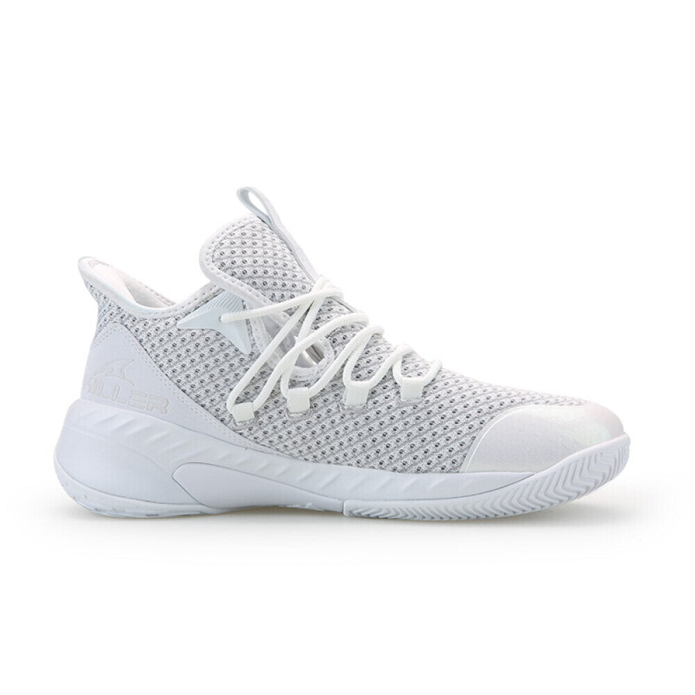 PEAK Professional Basketball Shoes Mid Sneakers White
