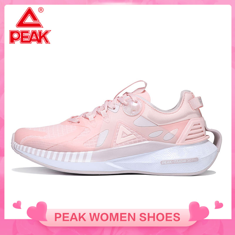 PEAK TAICHI 3.0 Pro Women Cushioning Non-slip Wearable Sneakers Lightweight Mesh Breathable Shoes Sport Running Shoes for Women EW11728H