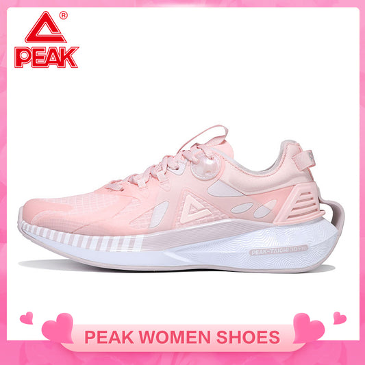PEAK TAICHI 3.0 Pro Women Cushioning Non-slip Wearable Sneakers Lightweight Mesh Breathable Shoes Sport Running Shoes for Women EW11728H