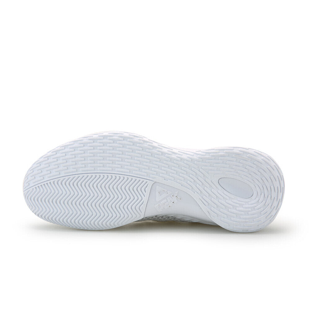 PEAK Professional Basketball Shoes Mid Sneakers White