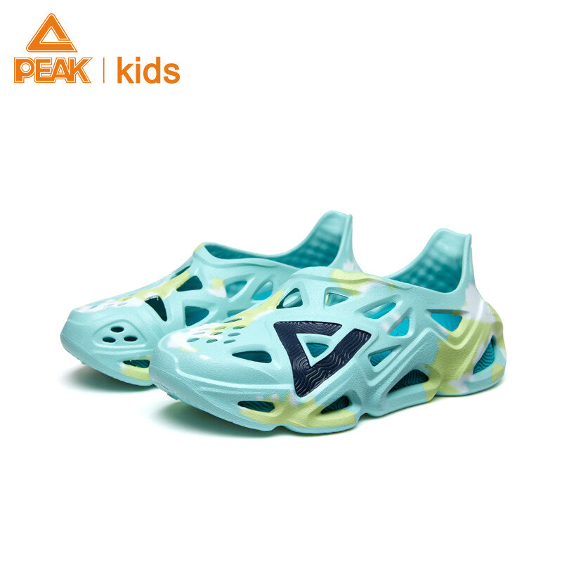 Peak Taichi Sandals Fashion Breathable Hole Shoes Unisex Casual Outdoor Beach Shoes Lightweight Sport Sandals EKT2297L
