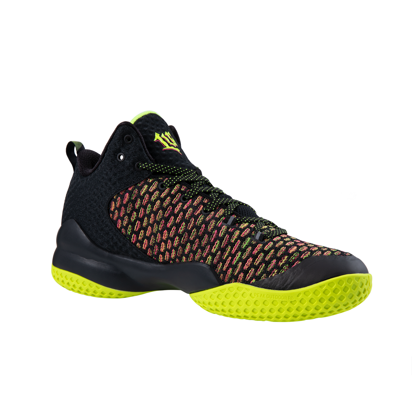 PEAK Basketball Shoes Lou Williams Streetball Master  Fluorescent Yellow