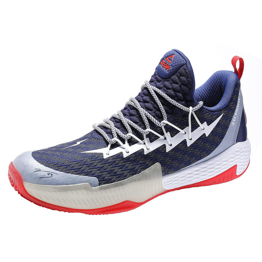 PEAK Lou Williams Basketball Shoes Men Lightning Series Navy EW9366A