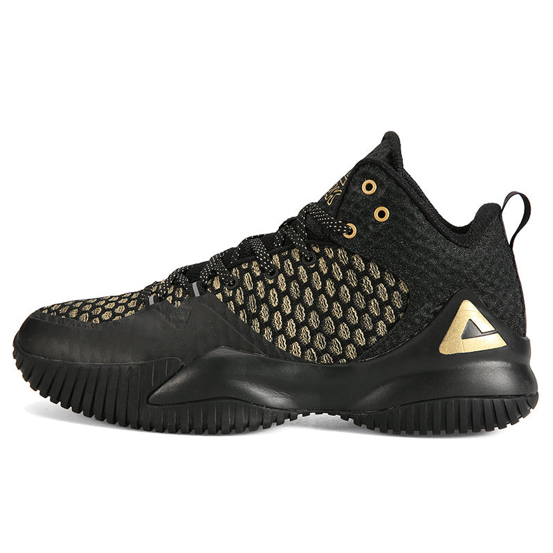 PEAK Basketball Shoes Lou Williams Streetball Master Black Gold