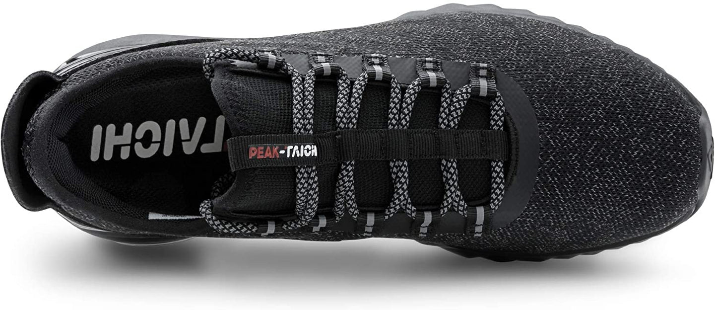 PEAK TAICHI Running Shoes Men Adaptive Smart Cushioning Trainers King Series Black
