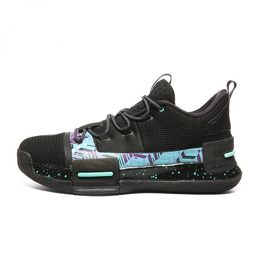 PEAK Flash Lou Williams Basketball Shoes Men Sport Sneaker Black