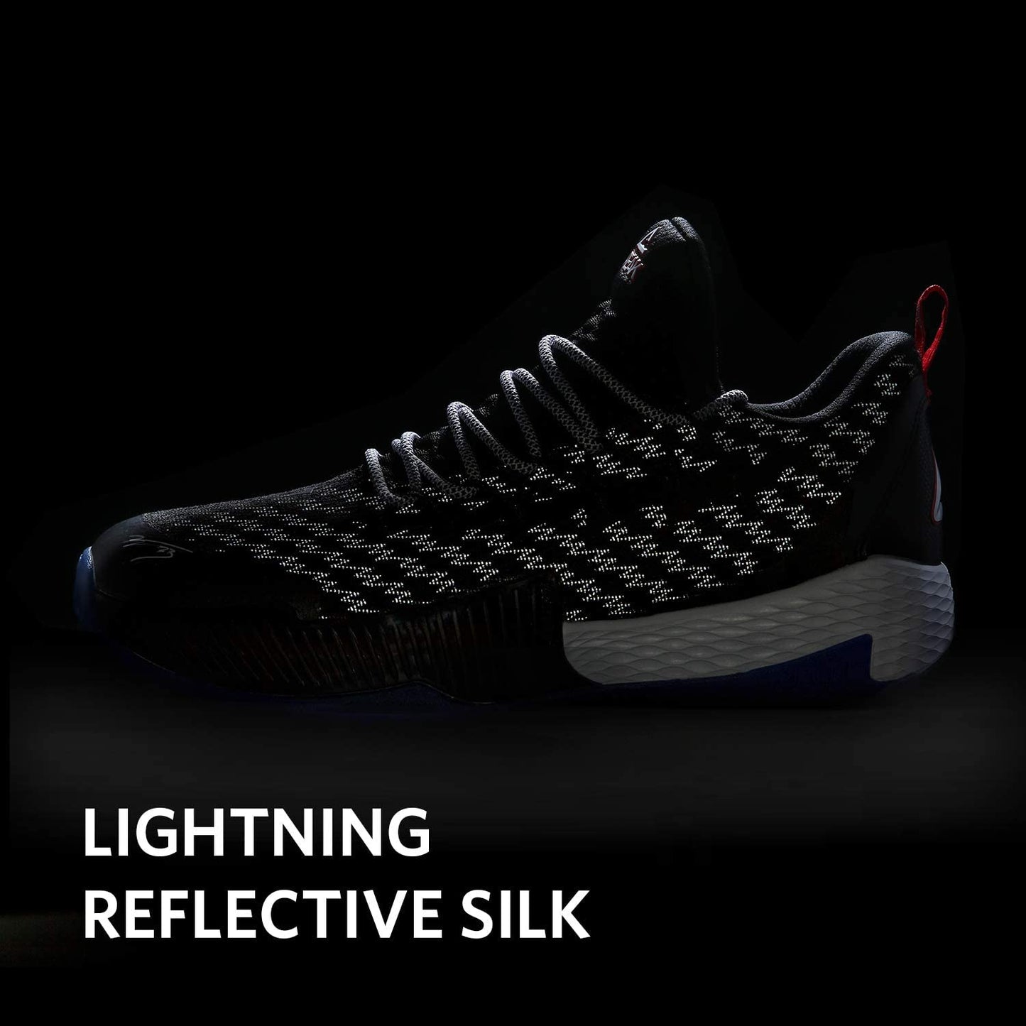 PEAK Lou Williams Basketball Shoes Men Lightning Series Black EW9366A