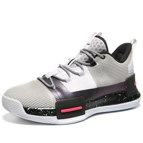 PEAK Flash Lou Williams Basketball Shoes Men Sport Sneaker Grey E94455A
