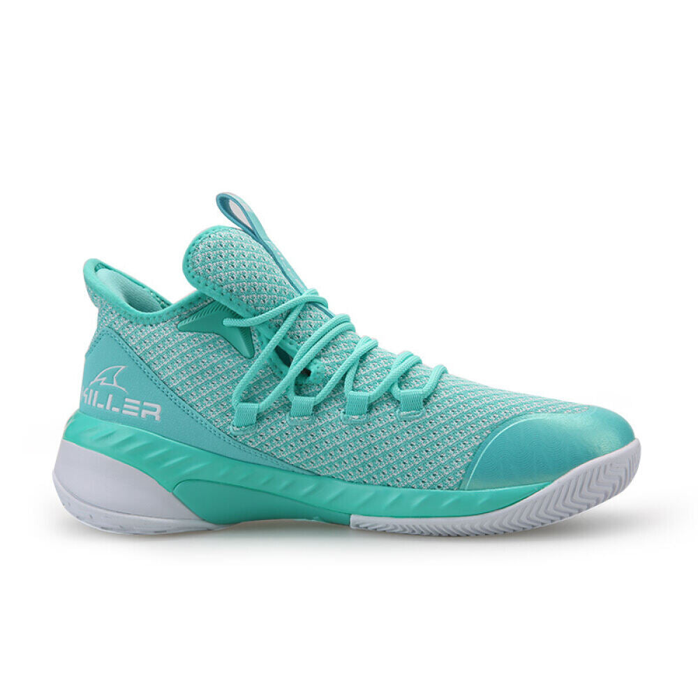 PEAK Professional Basketball Shoes Mid Sneakers Green