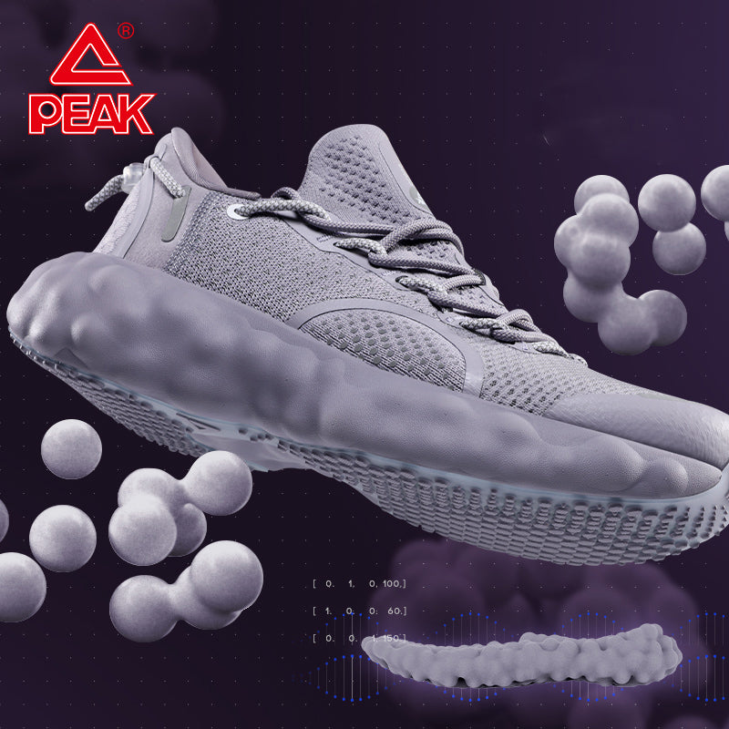 PEAK TAICHI CLOUD R1 Men Sneakers NICK YOUNG Cushioning Lightweight Mesh Breathable Basketball Shoes Sport Running Shoes for Men E13917H