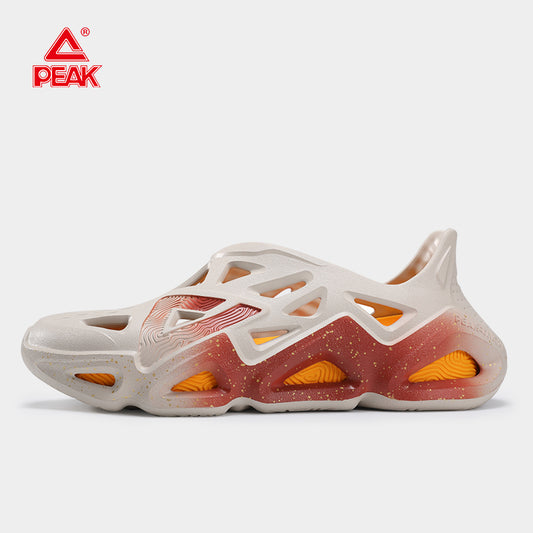 Peak Taichi Hole Shoes Men's Summer Beach Sandals Waterproof Quick Dry Shoes Lightweight Soft Walking Shoes For Men ET21167L