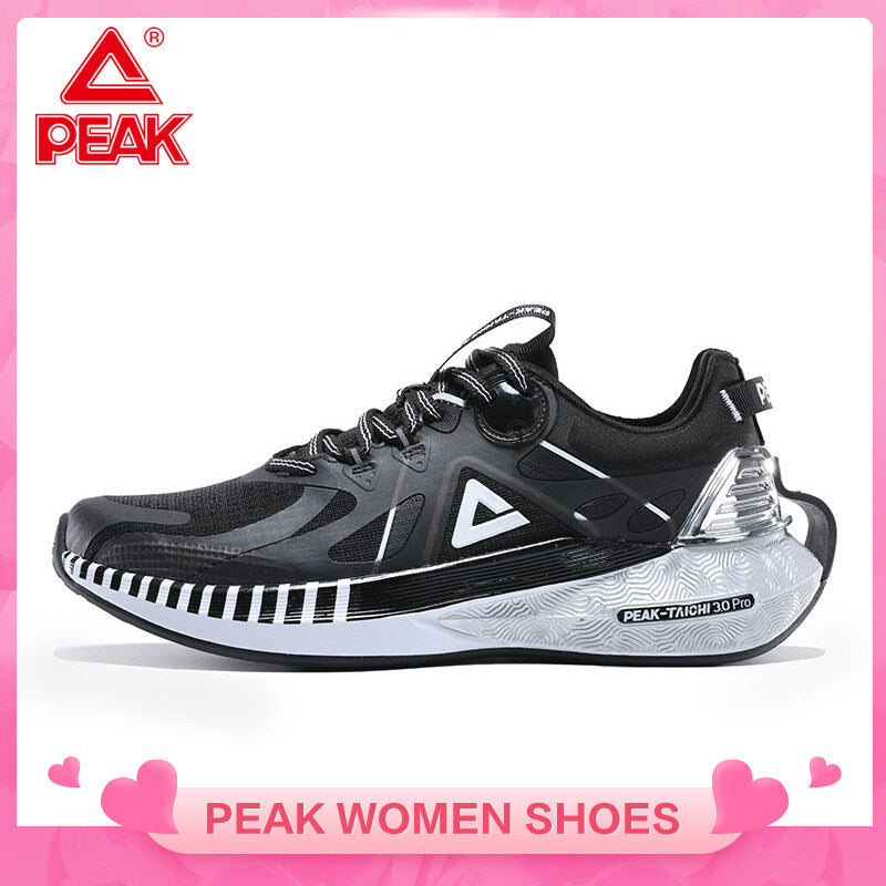 PEAK TAICHI 3.0 Pro Women Cushioning Non-slip Wearable Sneakers Lightweight Mesh Breathable Shoes Sport Running Shoes for Women EW11728H
