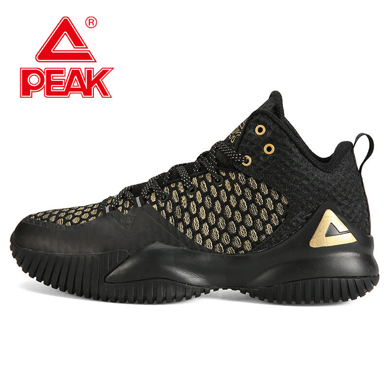PEAK Basketball Shoes Men Lou Williams Street Master Professional Damping Cushioning Tech Sneakers Breathable Seamless Upper E73421A
