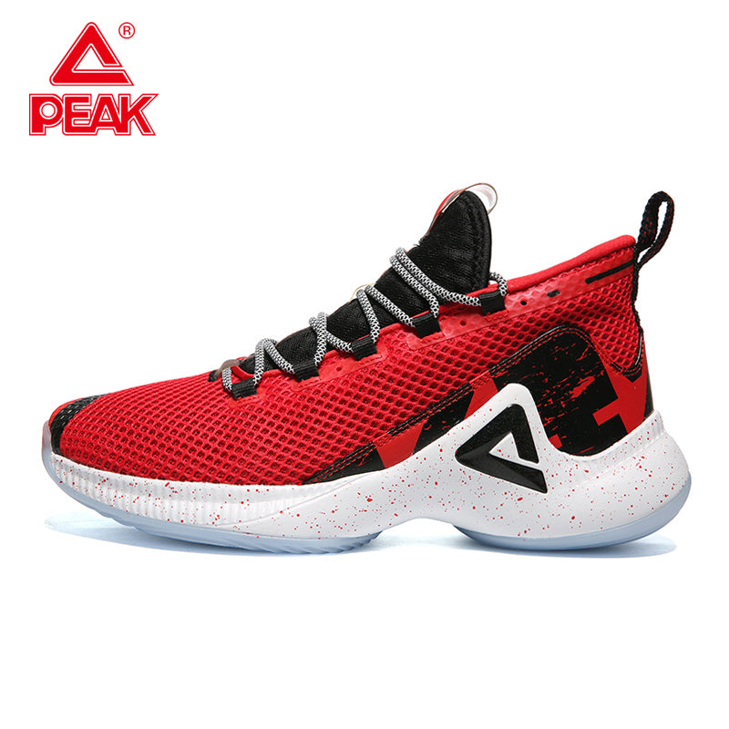 PEAK Men Wearable Non-slip Breathable Shockproof Basketball Shoes P-MOTIVE Outdoor athlete Sport Shoes Practical series EW02071A