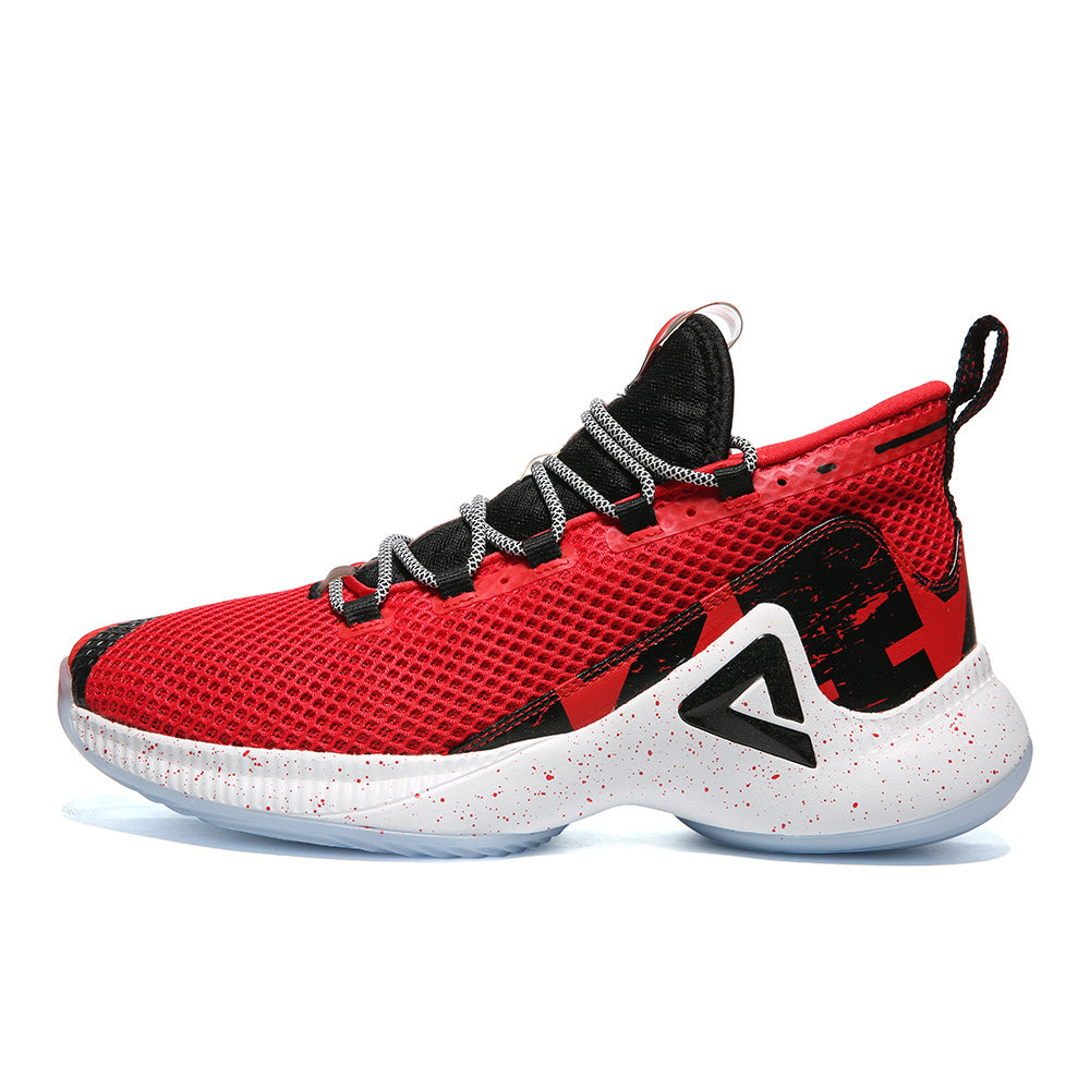 PEAK Men Wearable Non-slip Breathable Shockproof Basketball Shoes P-MOTIVE Outdoor athlete Sport Shoes Practical series EW02071A