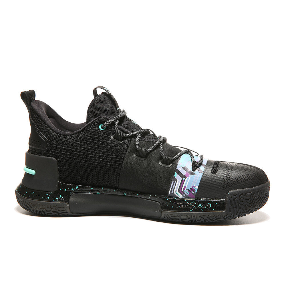 PEAK Flash Lou Williams Basketball Shoes Men Sport Sneaker Black