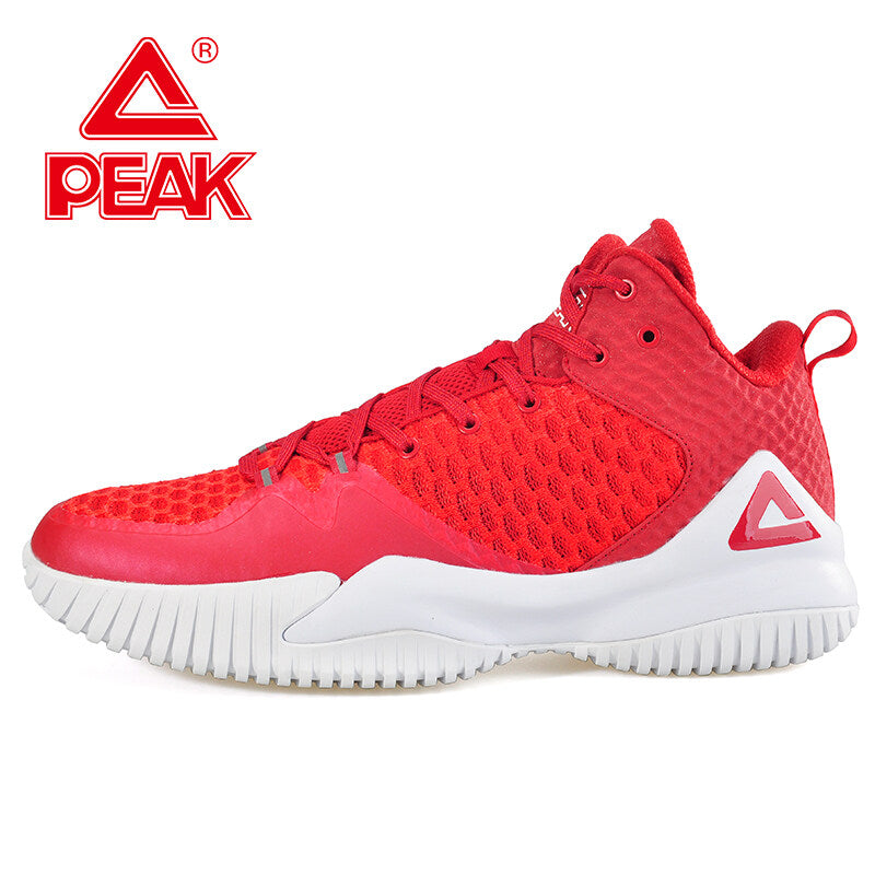 PEAK Basketball Shoes Men Lou Williams Street Master Professional Damping Cushioning Tech Sneakers Breathable Seamless Upper E73421A