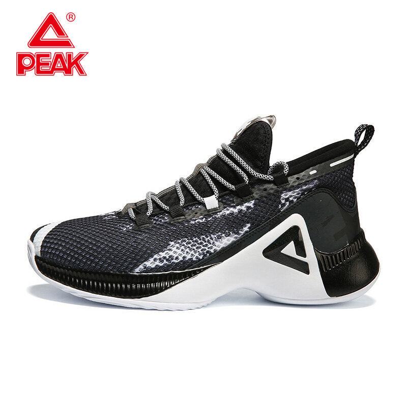 PEAK Men Wearable Non-slip Breathable Shockproof Basketball Shoes P-MOTIVE Outdoor athlete Sport Shoes Practical series EW02071A